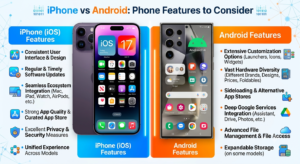 Phone Features to Consider: iPhone vs Android