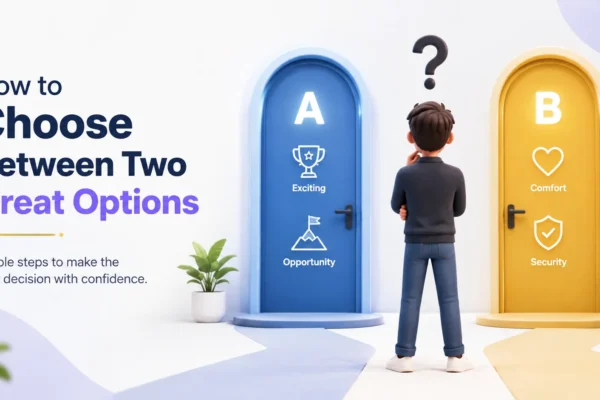 How to Choose Between Two Great Options