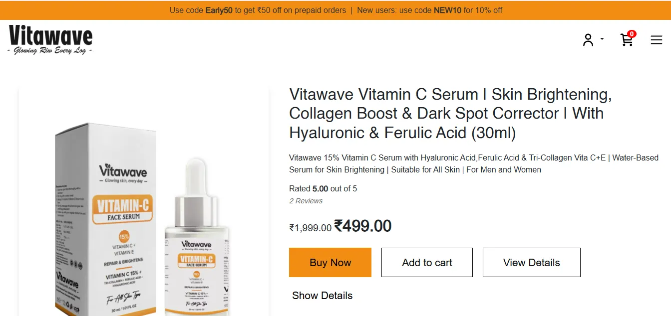 vitawave website
